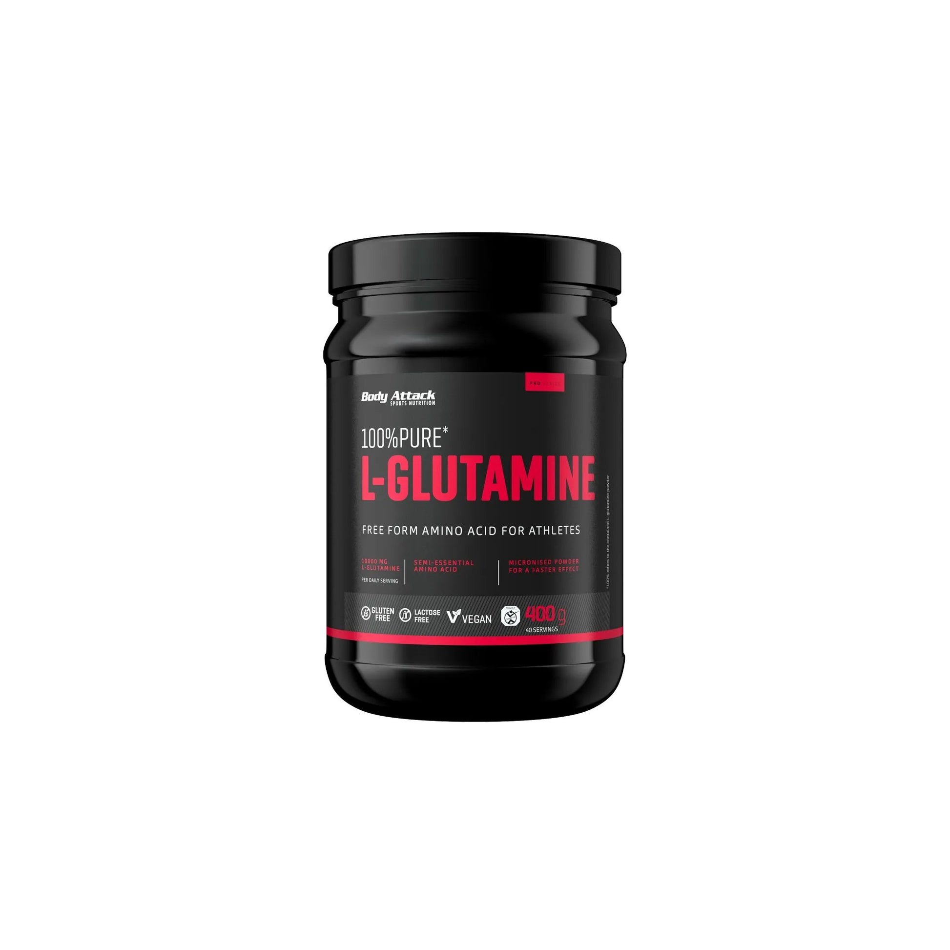 Body Attack Pure L-Glutamine 1kg - SHOPOUTLET24. Der Protein und Supplement Dealer