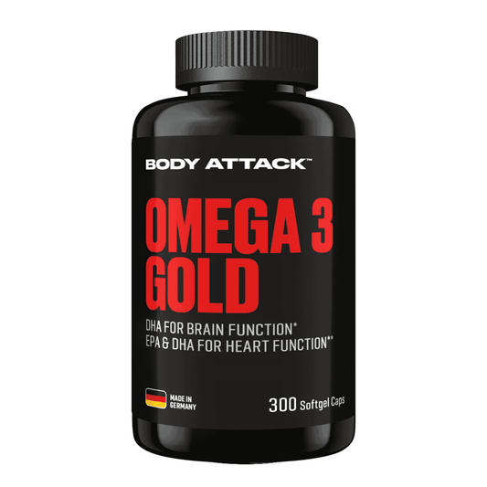 Body Attack Omega 3 Gold 300 Softgel Kapseln - SHOPOUTLET24. Der Protein und Supplement Dealer