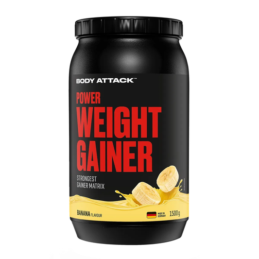 Body Attack Power Weight Gainer 1,5kg - SHOPOUTLET24. Der Protein und Supplement Dealer