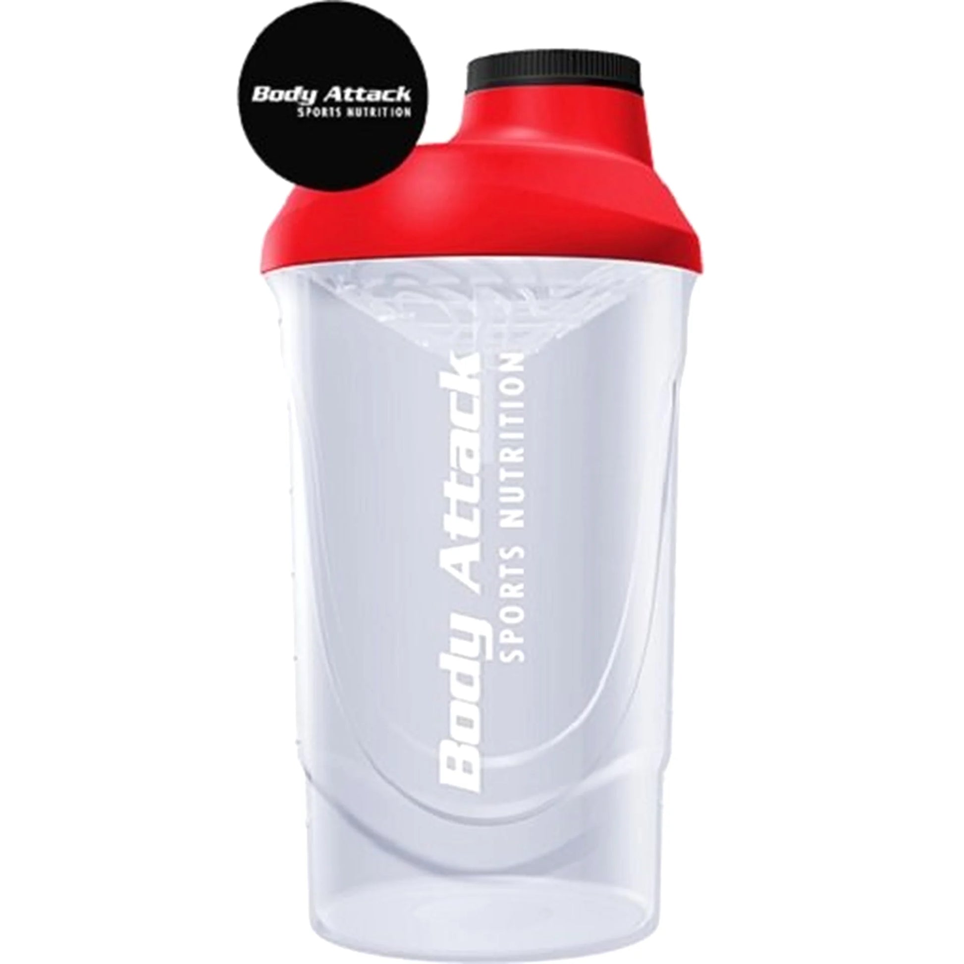 Body Attack Shaker 600ml - SHOPOUTLET24. Der Protein und Supplement Dealer