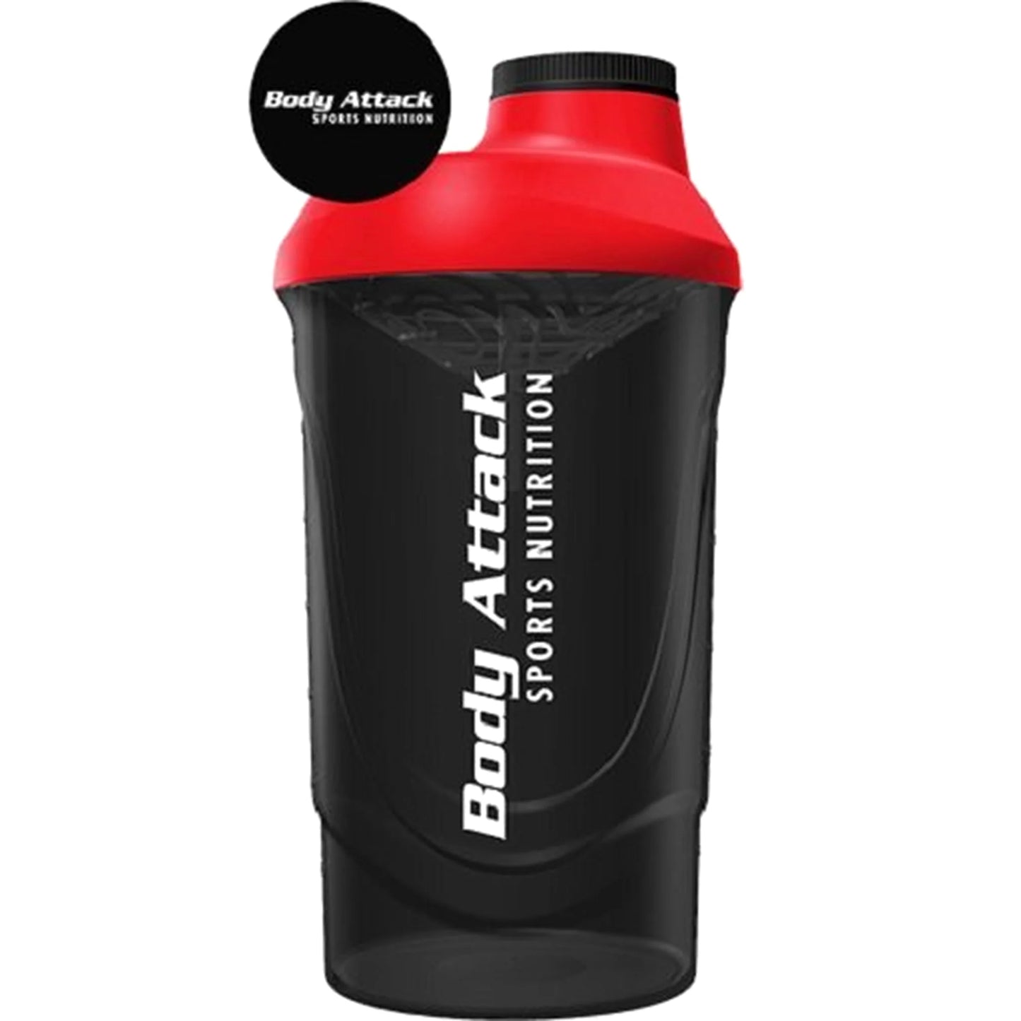 Body Attack Shaker 600ml - SHOPOUTLET24. Der Protein und Supplement Dealer