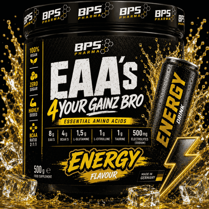 BPS-Pharma - EAA´s 4Your Gainz Bro 500g - SHOPOUTLET24. Der Protein und Supplement Dealer