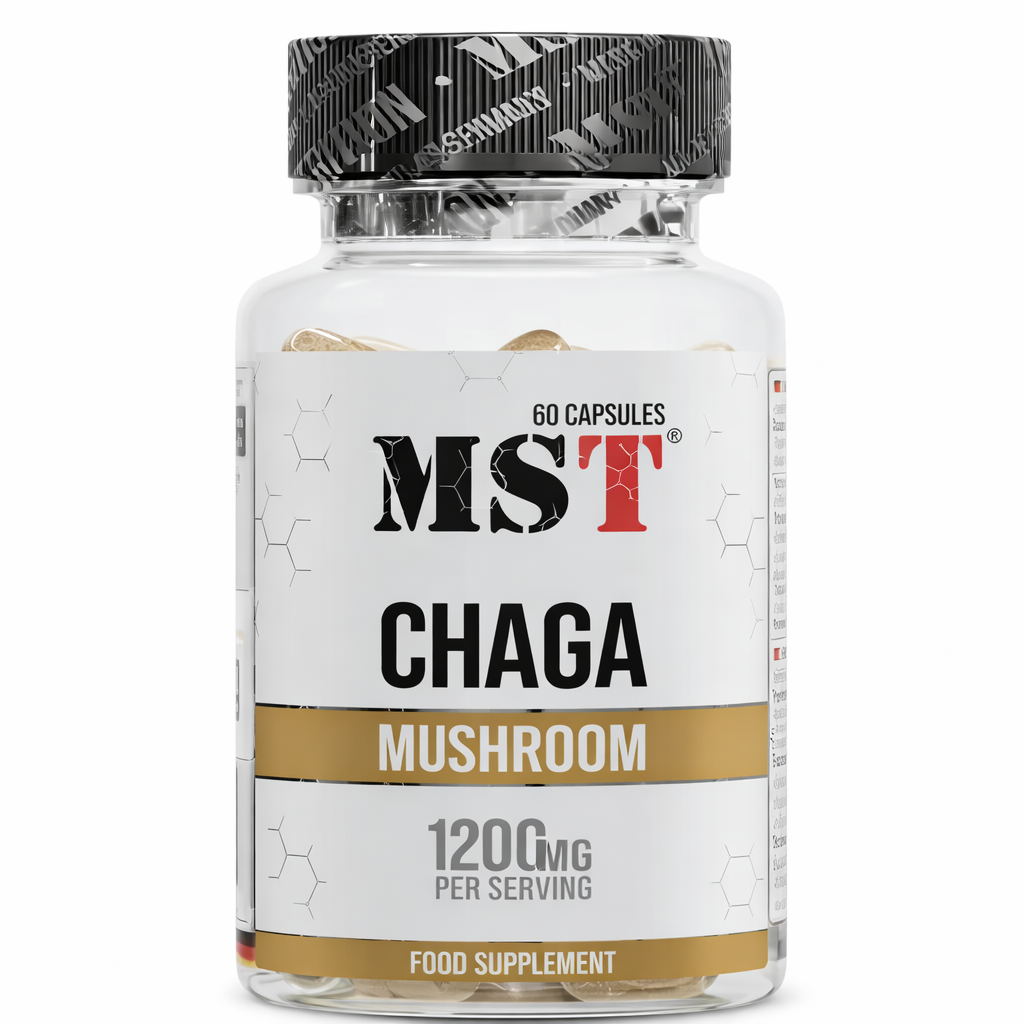 MST - Chaga Mushroom 1200mg 60 Kapseln - SHOPOUTLET24. Der Protein und Supplement Dealer