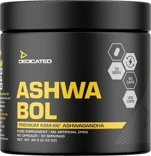 Dedicated Ashwa-Bol 60 Kapseln - SHOPOUTLET24. Der Protein und Supplement Dealer