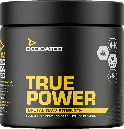 Dedicated True Power 60 Kapseln - SHOPOUTLET24. Der Protein und Supplement Dealer