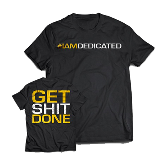 Dedicated T-Shirt "Get Shit Done" - SHOPOUTLET24. Der Protein und Supplement Dealer