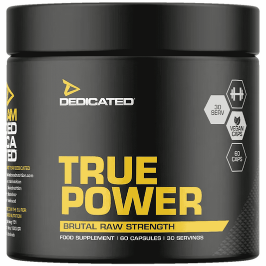 Dedicated True Power 60 Kapseln - SHOPOUTLET24. Der Protein und Supplement Dealer