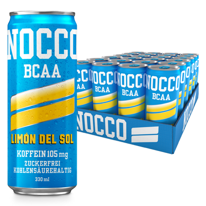 Nocco BCAA Drink 24 x 330 ml - SHOPOUTLET24. Der Protein und Supplement Dealer