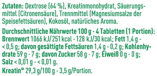 Dextro Energy Creakick Lemon 80x3g Dose  Dedicated Waterjug 2,2 Liter GRATIS - SHOPOUTLET24. Der Protein und Supplement Dealer