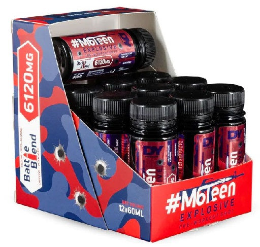 DY Nutrition M6Teen Prewokrout Shots 12x60ml - SHOPOUTLET24. Der Protein und Supplement Dealer