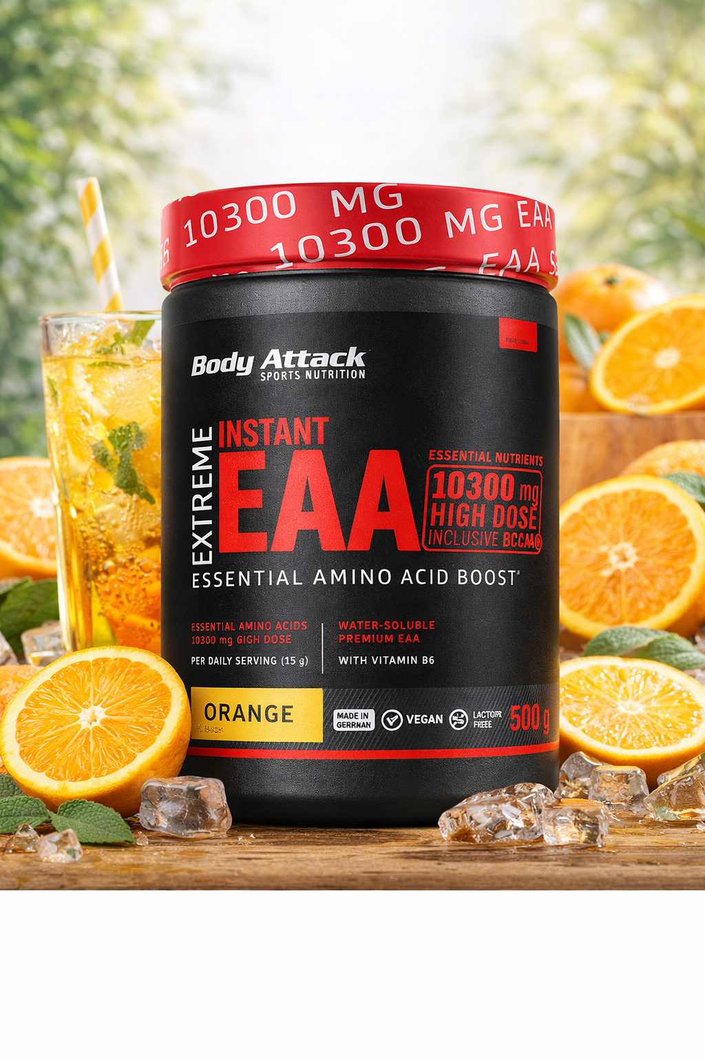 Body Attack Extreme Instant EAA - 500g - SHOPOUTLET24. Der Protein und Supplement Dealer