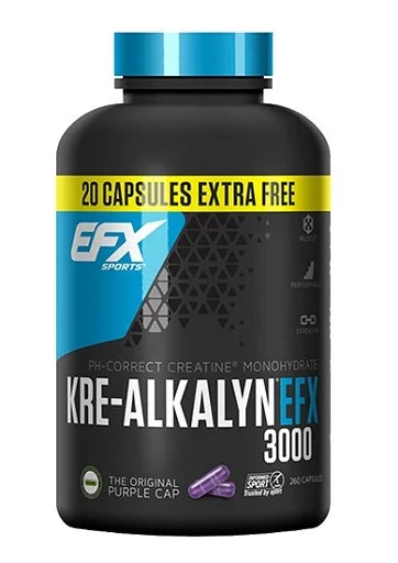 EFX Kre-Alkalyn 3000 - 260 Kapsel - SHOPOUTLET24. Der Protein und Supplement Dealer