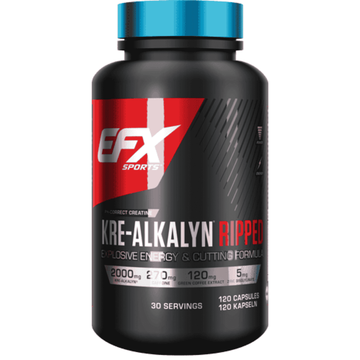 EFX Kre-Alkalyn Ripped Kapsel 120 Kapseln