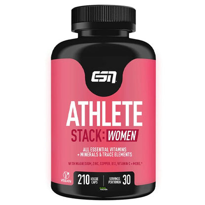 ESN Athlete Stack:WOMEN 210 Kapseln - SHOPOUTLET24. Der Protein und Supplement Dealer