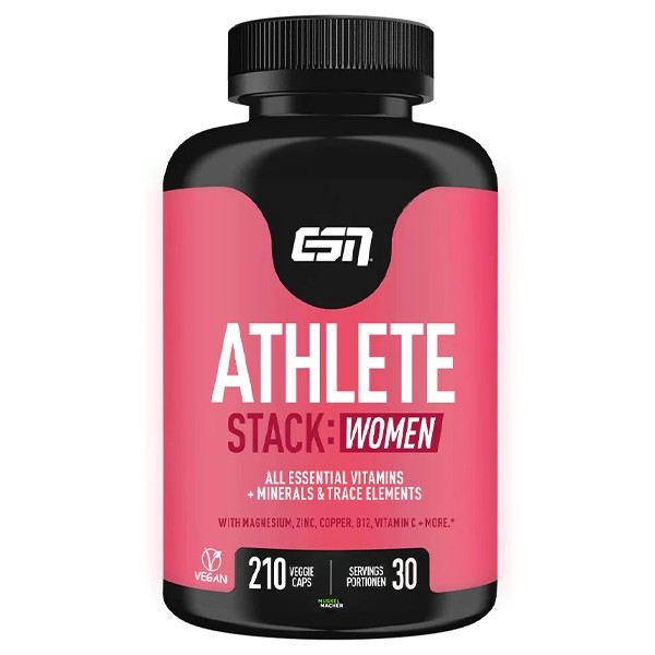 ESN Athlete Stack:WOMEN 210 Kapseln - SHOPOUTLET24. Der Protein und Supplement Dealer