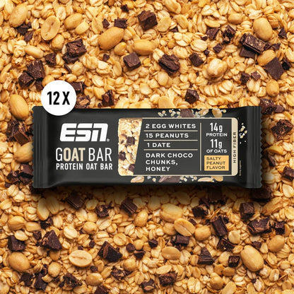ESN Goat Bar 12x55g - SHOPOUTLET24. Der Protein und Supplement Dealer