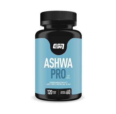 ESN Ashwa Pro 120 Kapseln - SHOPOUTLET24. Der Protein und Supplement Dealer
