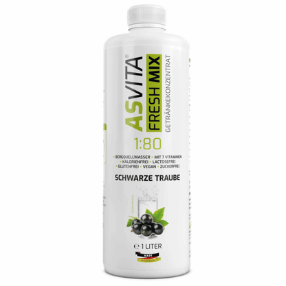 ASVita Fresh Mix Mineralgetränk 1/80 - 1L - SHOPOUTLET24. Der Protein und Supplement Dealer