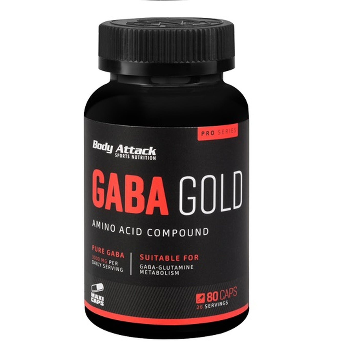 Body Attack Gaba Gold 80 Kapsel - SHOPOUTLET24. Der Protein und Supplement Dealer