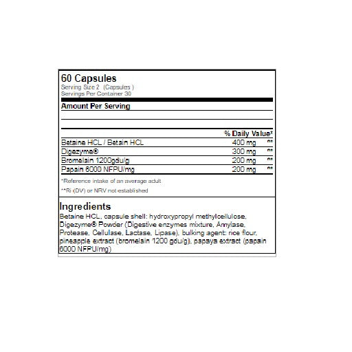GN Digestive Enzymes 60 Kapsel - SHOPOUTLET24. Der Protein und Supplement Dealer