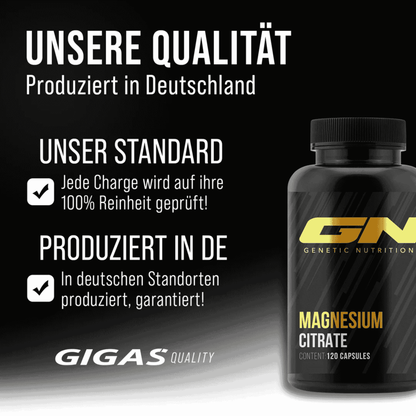 GN Magnesium Citrate 120 Kapseln - SHOPOUTLET24. Der Protein und Supplement Dealer