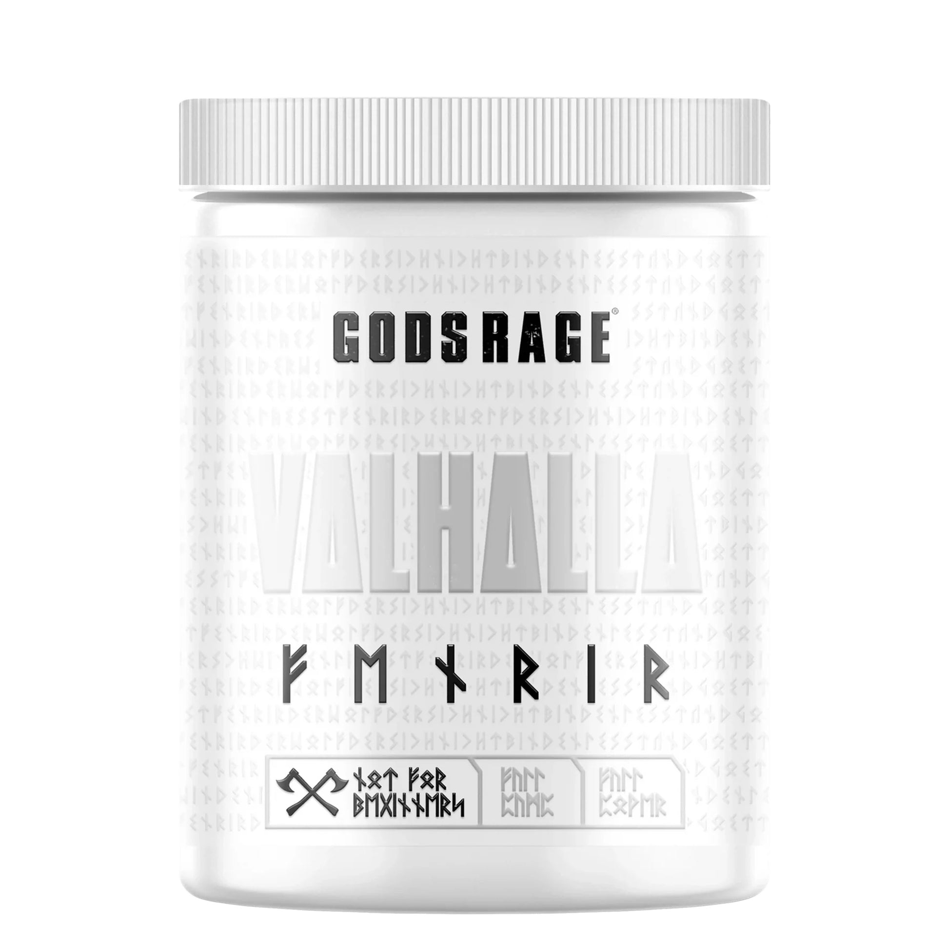 GODSRAGE Valhalla Fenrir White Pump 500g - SHOPOUTLET24. Der Protein und Supplement Dealer