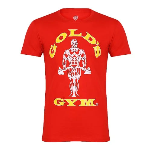 Gold´s Gym GGTS002 Muscle Joe T-Shirt - rot - SHOPOUTLET24. Der Protein und Supplement Dealer