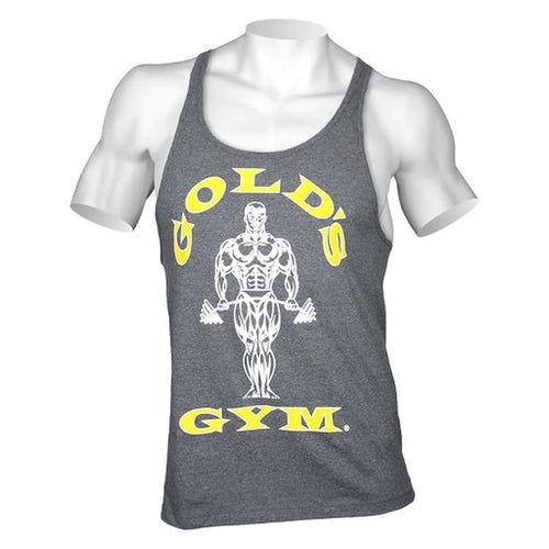 Gold´s Gym Muscle Joe Contrast Stringer Tank - Hellgrau - SHOPOUTLET24. Der Protein und Supplement Dealer