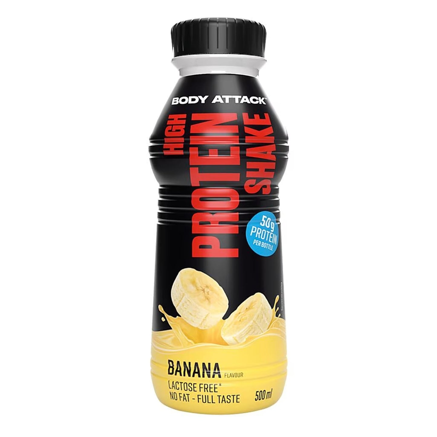 Body Attack High Protein Shake 12x500ml - SHOPOUTLET24. Der Protein und Supplement Dealer