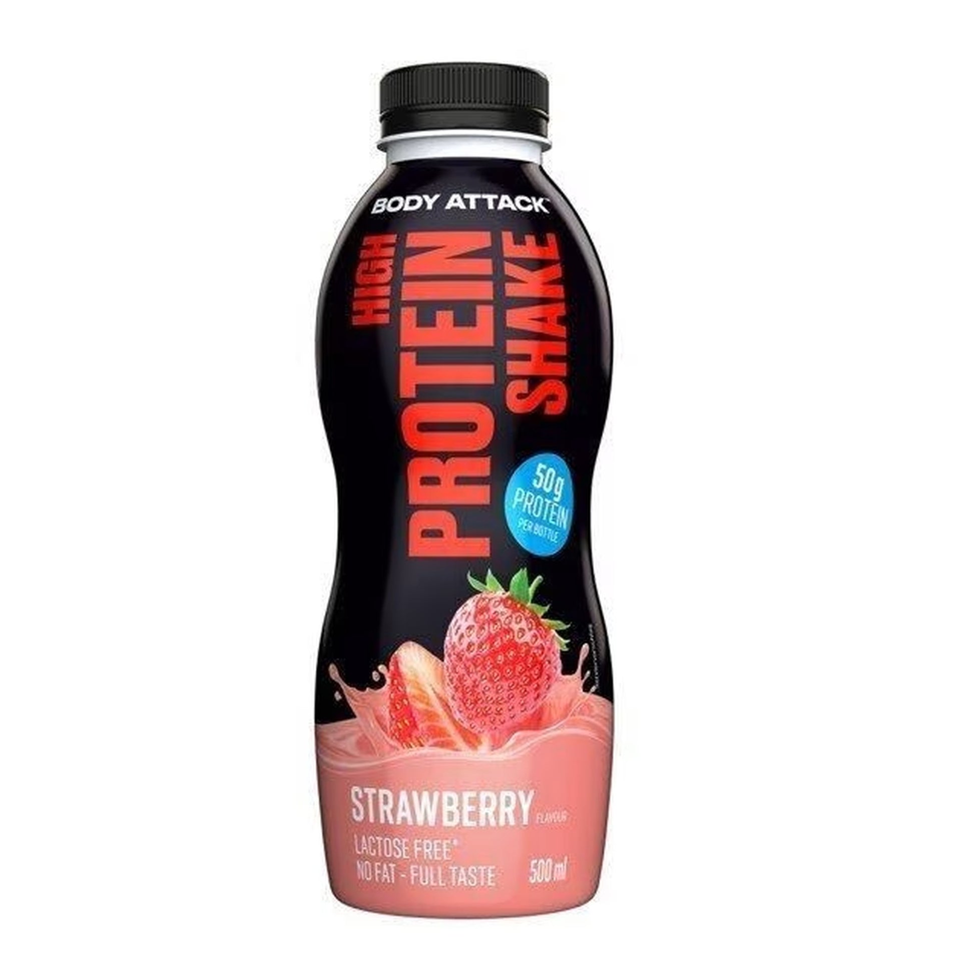 Body Attack High Protein Shake 12x500ml - SHOPOUTLET24. Der Protein und Supplement Dealer