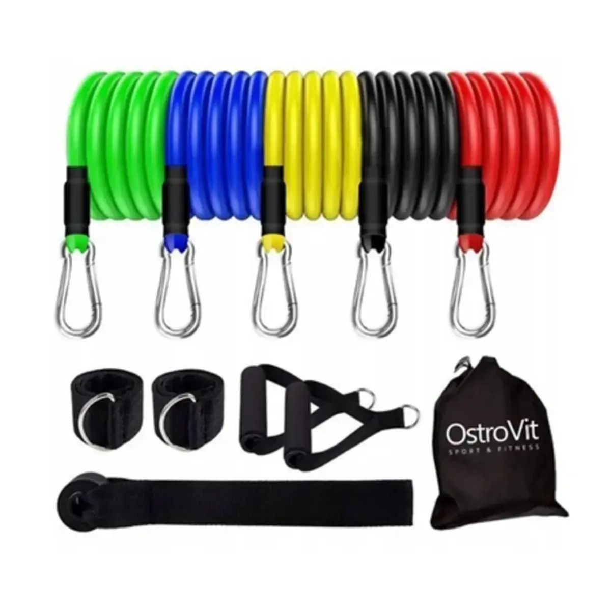 Ostrovit Resistance Bands Set 5 Stk. Expander - SHOPOUTLET24. Der Protein und Supplement Dealer