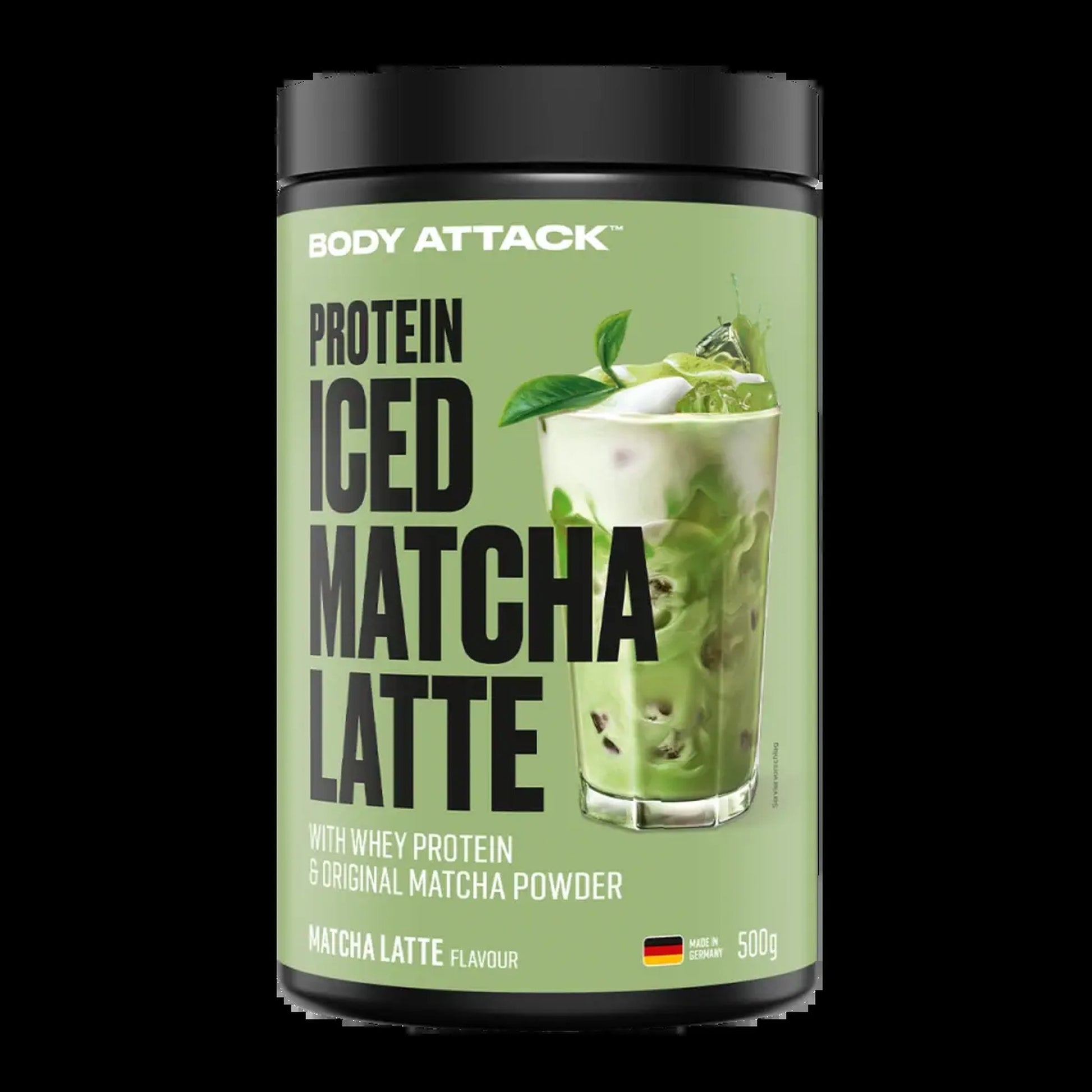 Body Attack Protein Iced Matcha Latte 500g - SHOPOUTLET24. Der Protein und Supplement Dealer