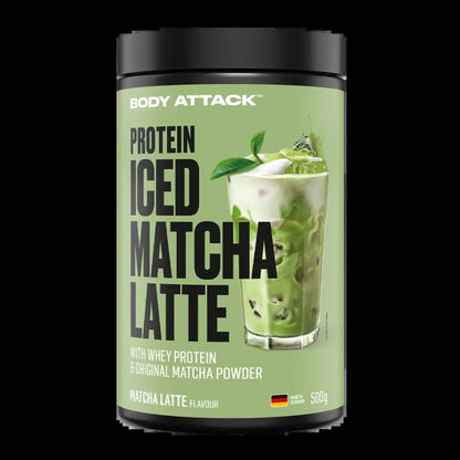 Body Attack Protein Iced Matcha Latte 500g - SHOPOUTLET24. Der Protein und Supplement Dealer