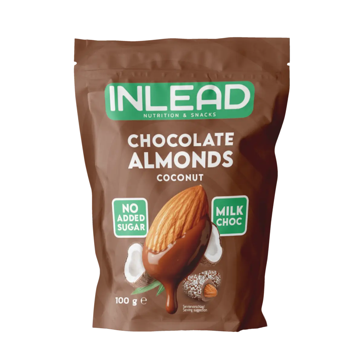 INLEAD Chocolate Almonds 100g - SHOPOUTLET24. Der Protein und Supplement Dealer