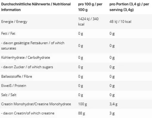 INLEAD Creatine Monohydrate 500g - SHOPOUTLET24. Der Protein und Supplement Dealer