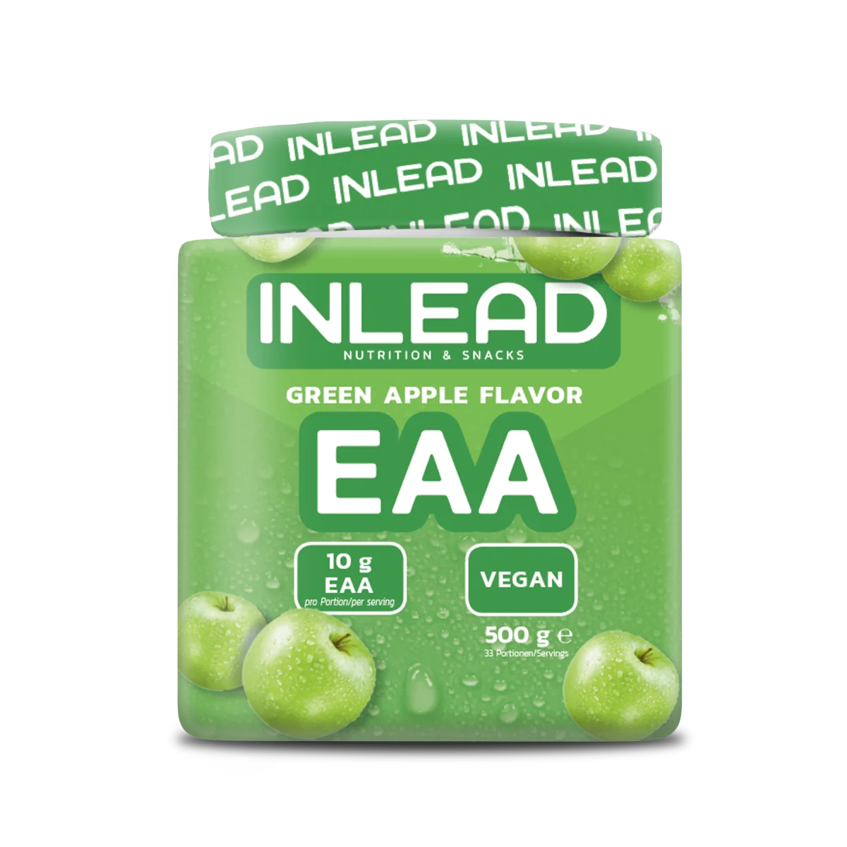 INLEAD EAA 500g Green Apple - SHOPOUTLET24. Der Protein und Supplement Dealer