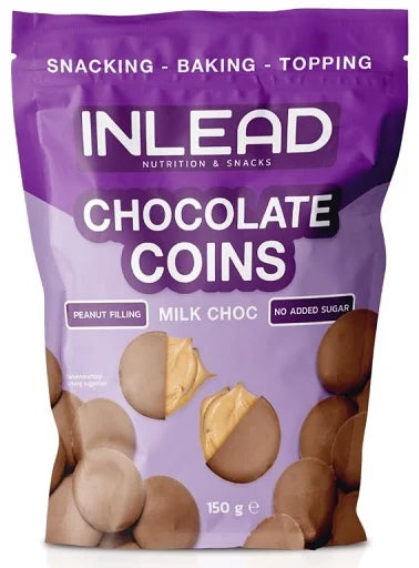 INLEAD Chocolate Coins 150g - SHOPOUTLET24. Der Protein und Supplement Dealer