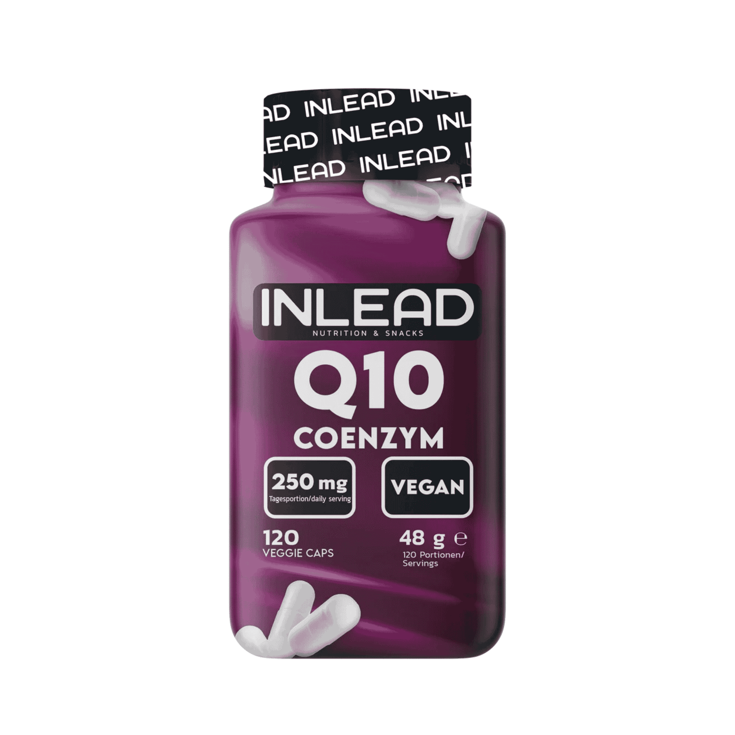 INLEAD Q10 Coenzym 120 Kapseln - SHOPOUTLET24. Der Protein und Supplement Dealer