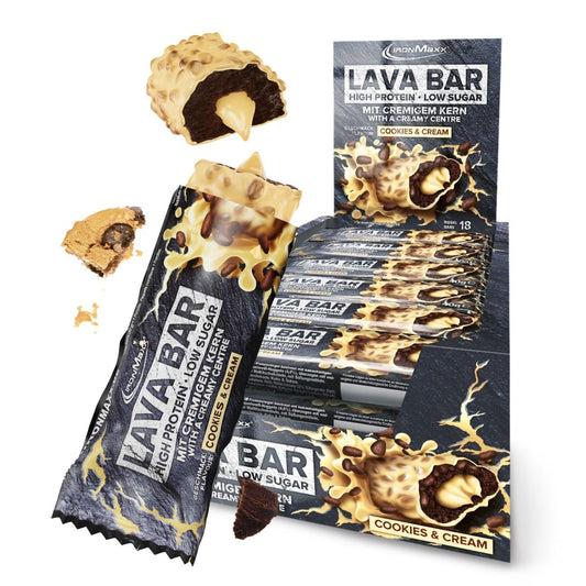 Ironmaxx Lava Bar 18x40g - SHOPOUTLET24. Der Protein und Supplement Dealer