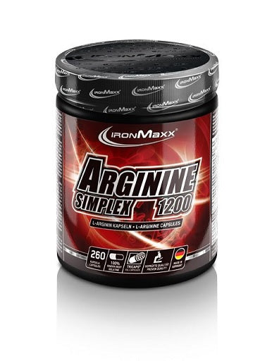IronMaxx Arginin Simplex - 260 caps - SHOPOUTLET24. Der Protein und Supplement Dealer