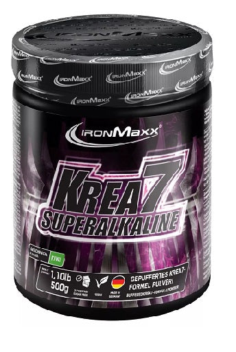 IronMaxx Krea7 Superalkaline Powder - 500g Kirsche - SHOPOUTLET24. Der Protein und Supplement Dealer