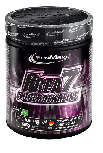 IronMaxx Krea7 Superalkaline Powder - 500g - SHOPOUTLET24. Der Protein und Supplement Dealer