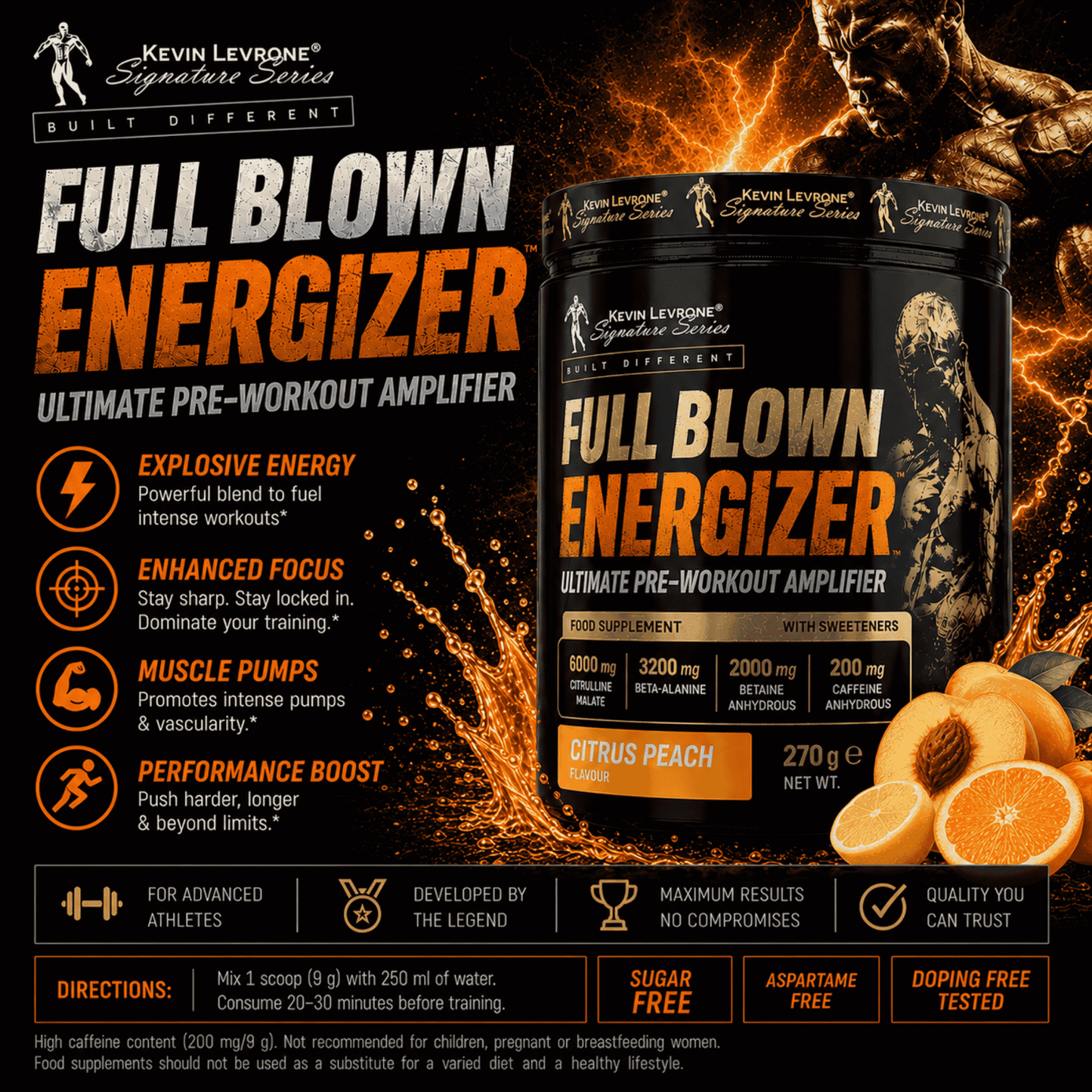 Kevin Levrone Full Blown Energizer 270g