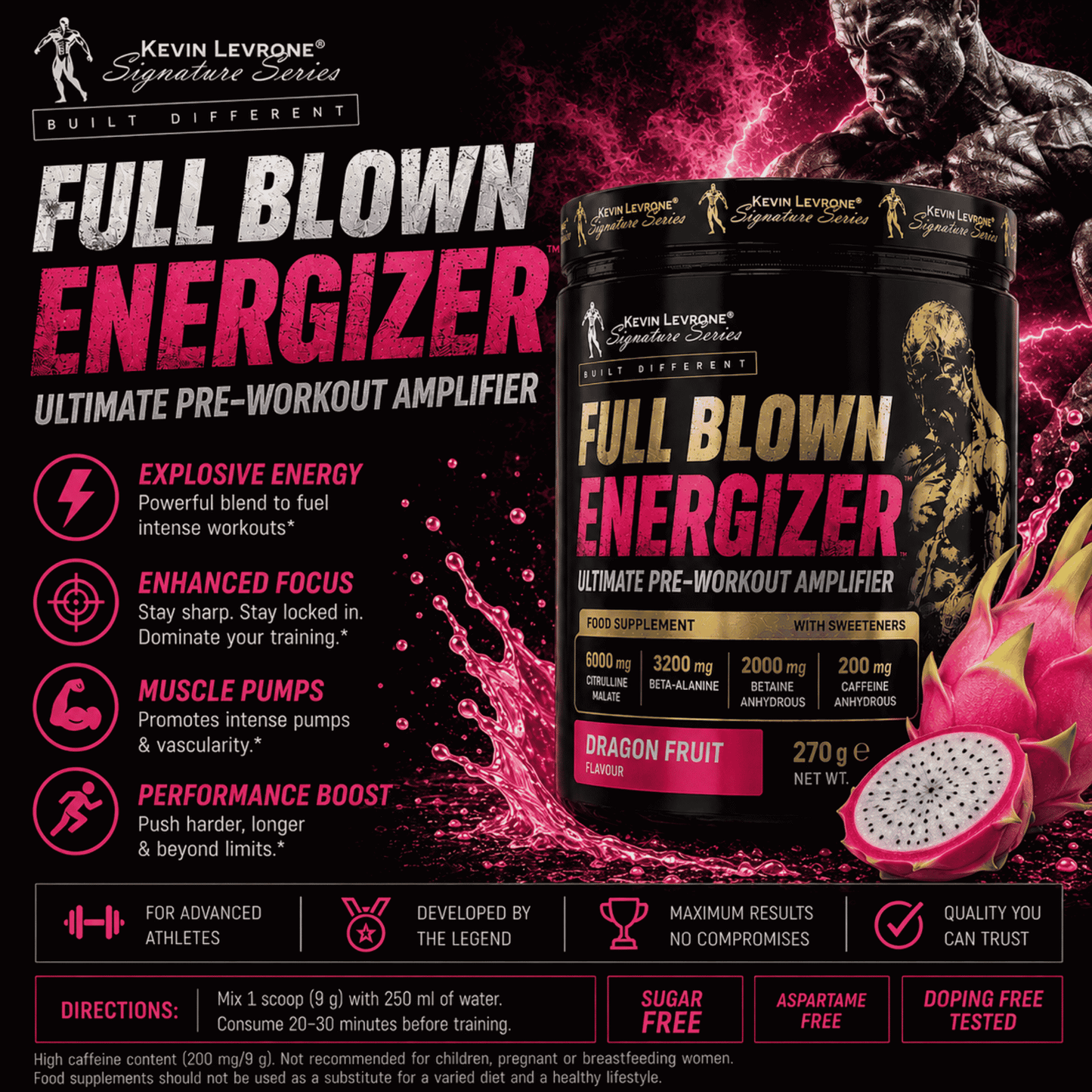 Kevin Levrone Full Blown Energizer 270g