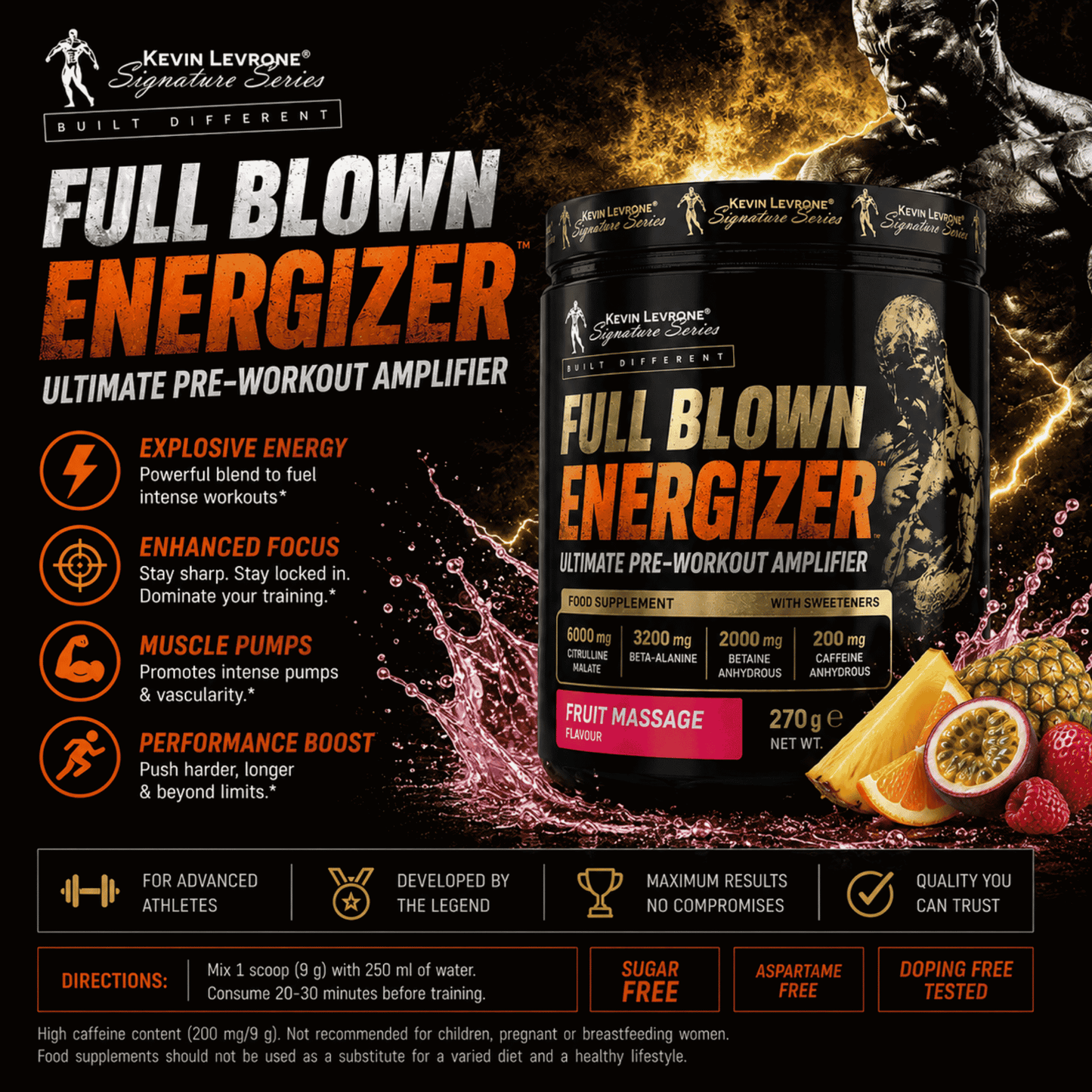 Kevin Levrone Full Blown Energizer 270g