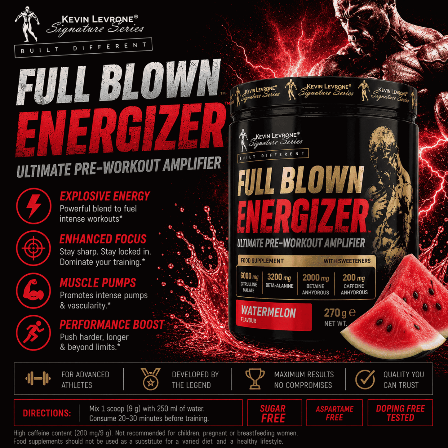 Kevin Levrone Full Blown Energizer 270g