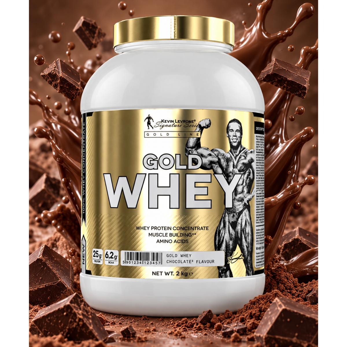 Kevin Levrone Gold Whey 2 kg - SHOPOUTLET24. Der Protein und Supplement Dealer