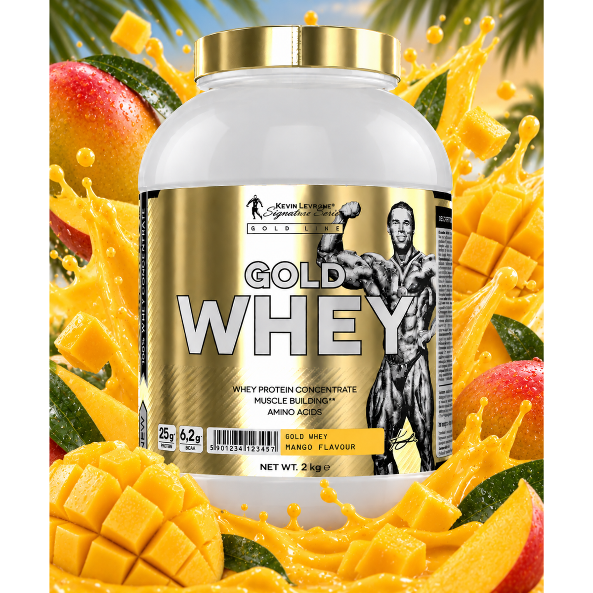 Kevin Levrone Gold Whey 2 kg - SHOPOUTLET24. Der Protein und Supplement Dealer