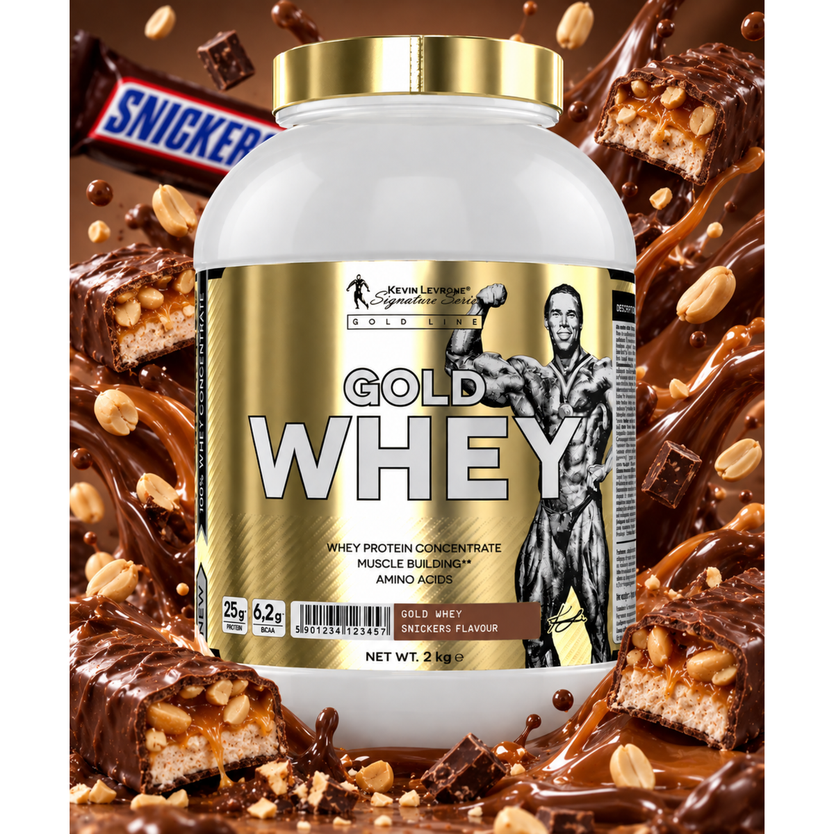 Kevin Levrone Gold Whey 2 kg - SHOPOUTLET24. Der Protein und Supplement Dealer