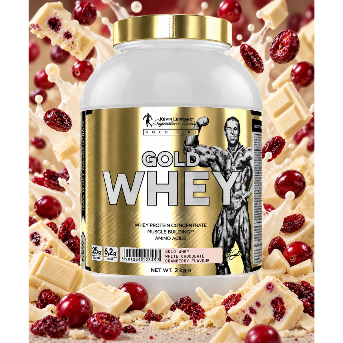 Kevin Levrone Gold Whey 2 kg - SHOPOUTLET24. Der Protein und Supplement Dealer